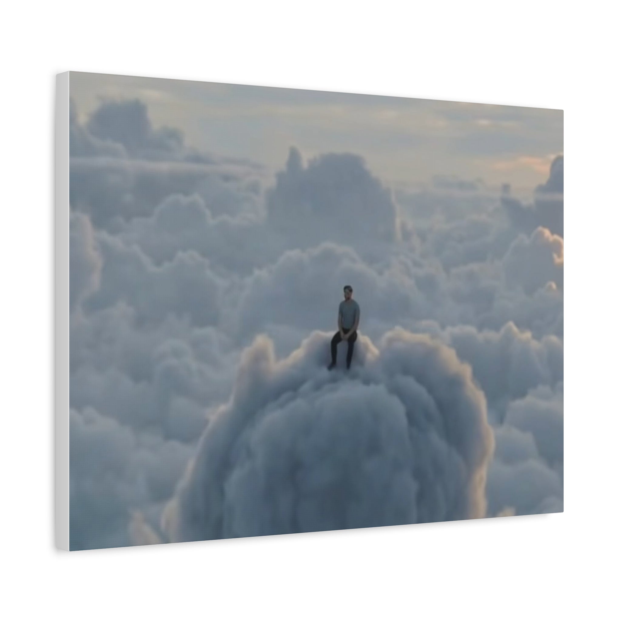 Canvas Silhouette on Cloud Matte
