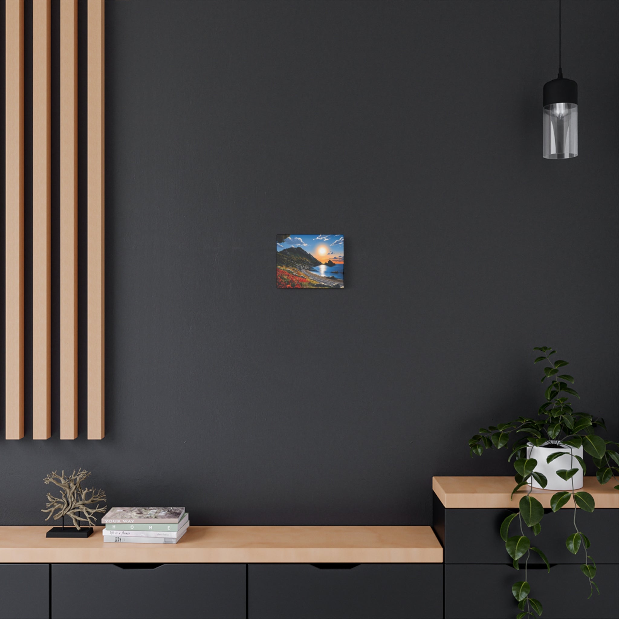 Sunset Coastal Canvas Print