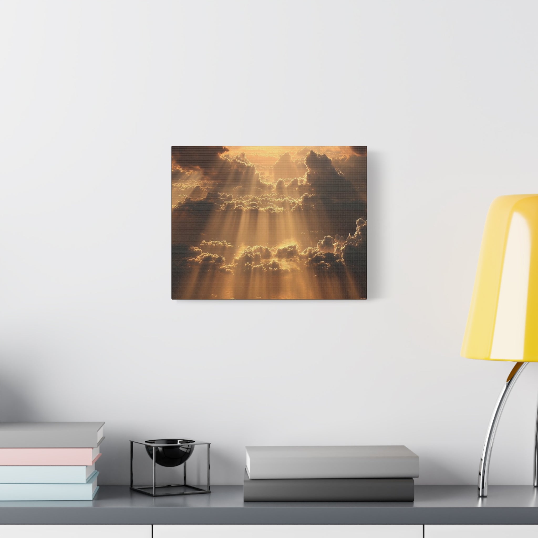 Canvas Sunlight Through Clouds Wall Art