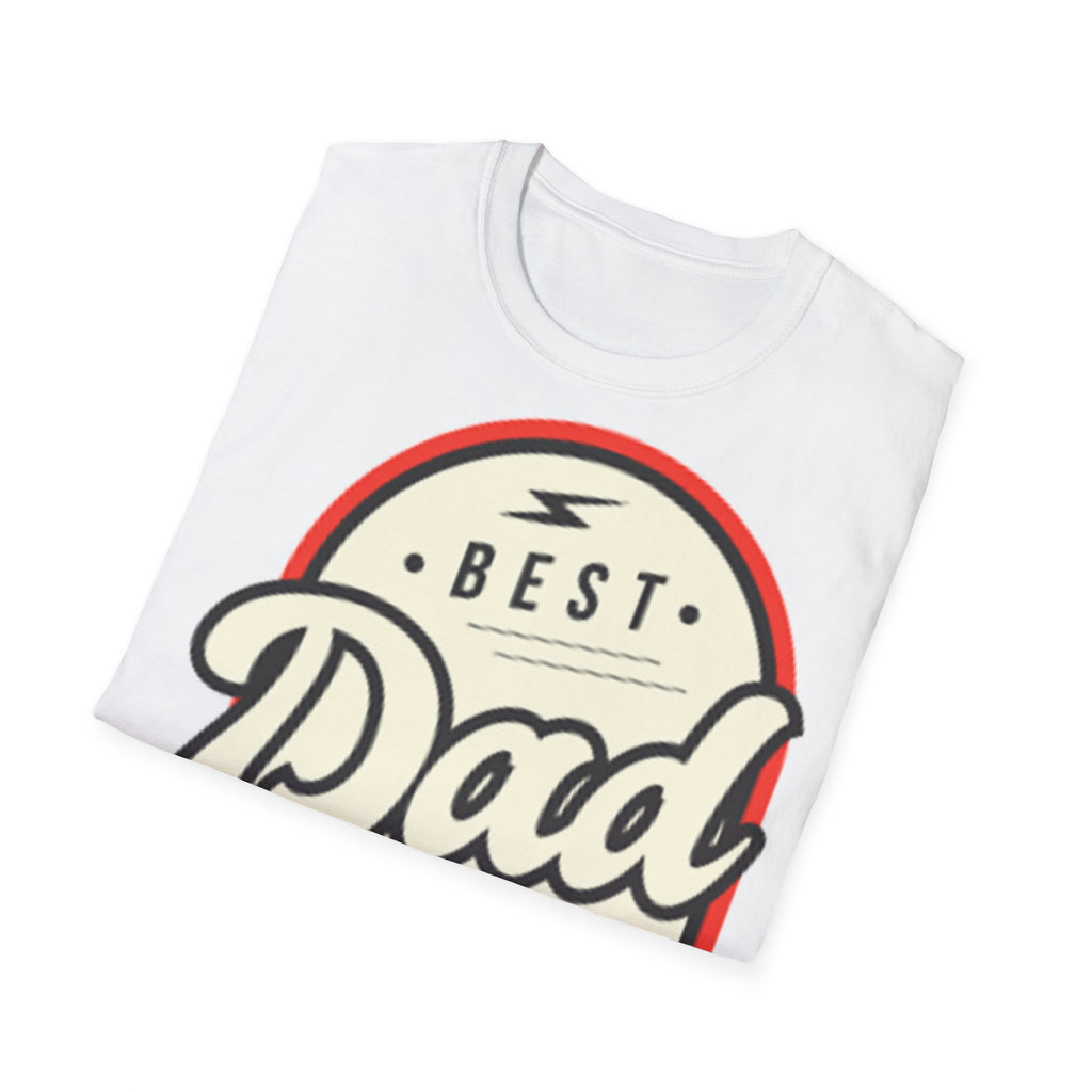 Best Dad Ever T-Shirt | Retro Badge Father Typography Tee
