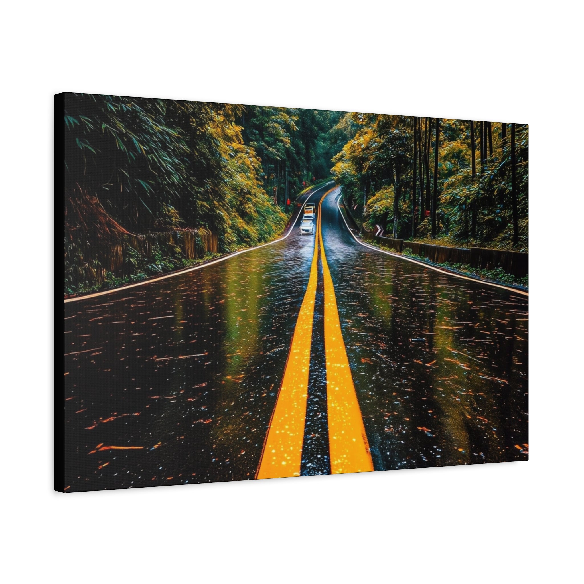 Canvas Sunrise Mountain Reflection Matte