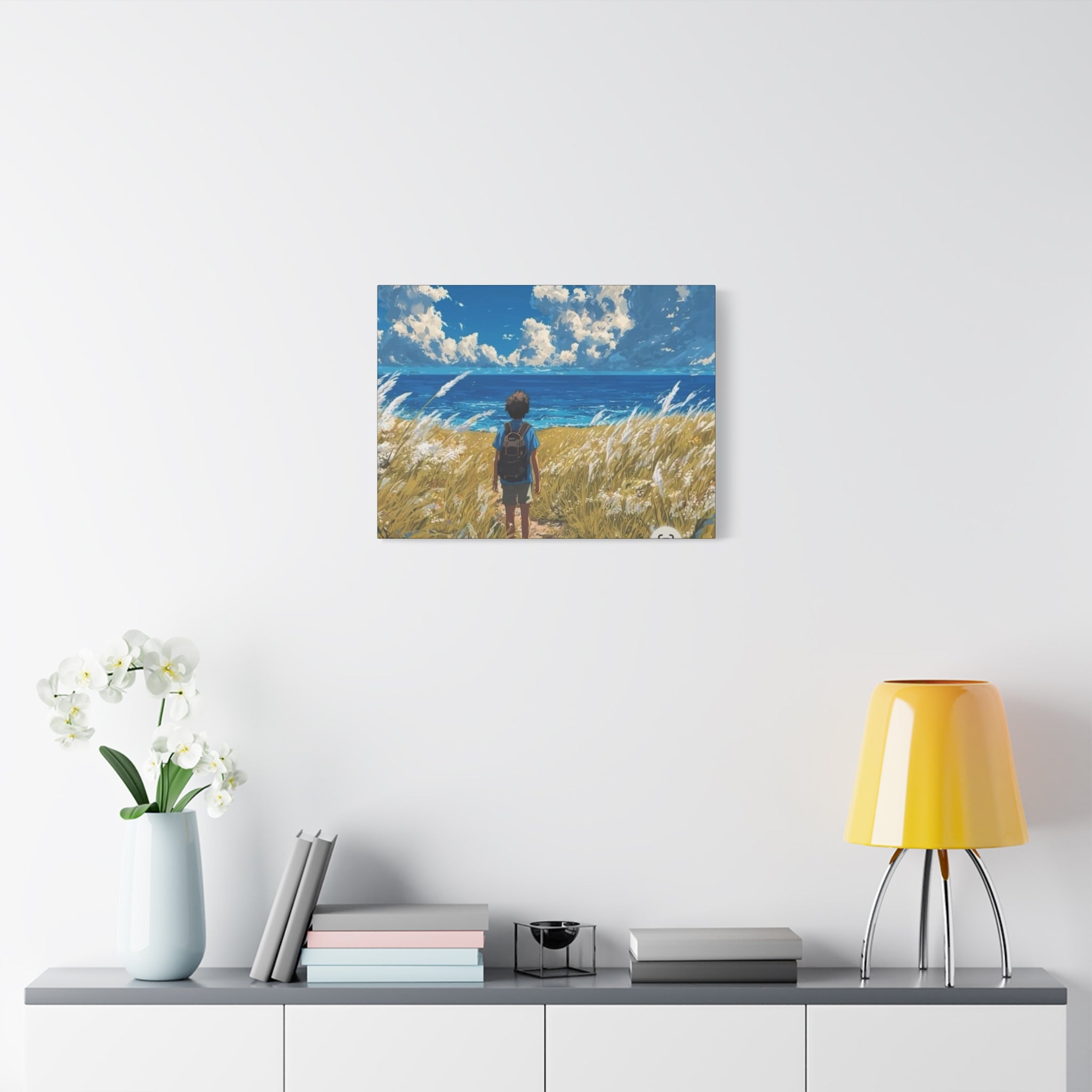 Coastal Journey Matte Canvas Wall Art