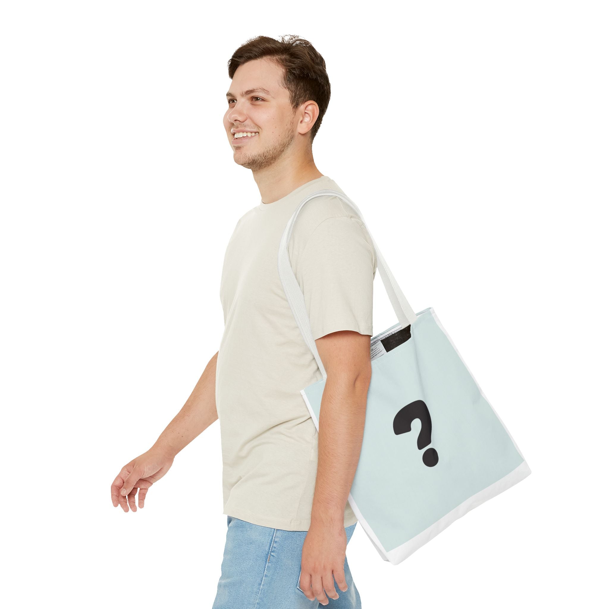 Mystery Question Mark Tote Bag