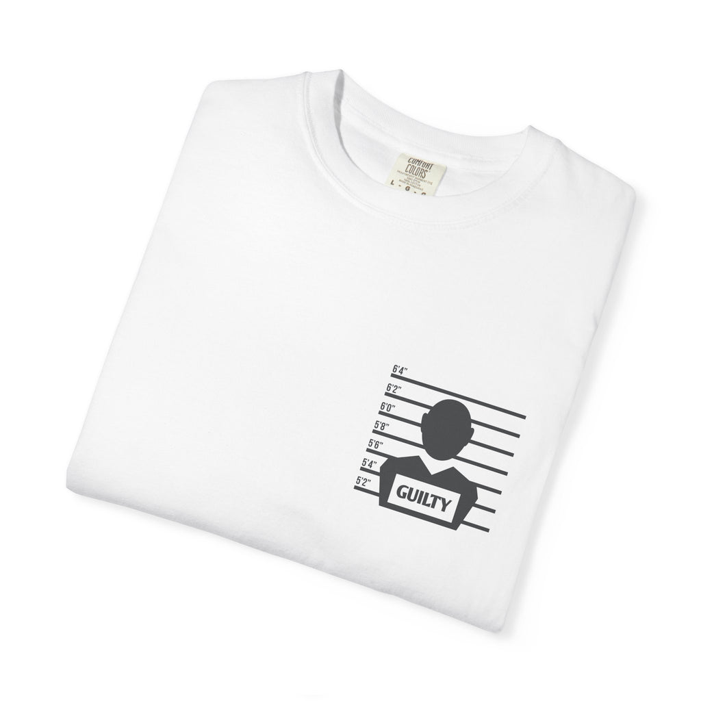 Mugshot Silhouette T-shirt | Distressed Portrait Tee