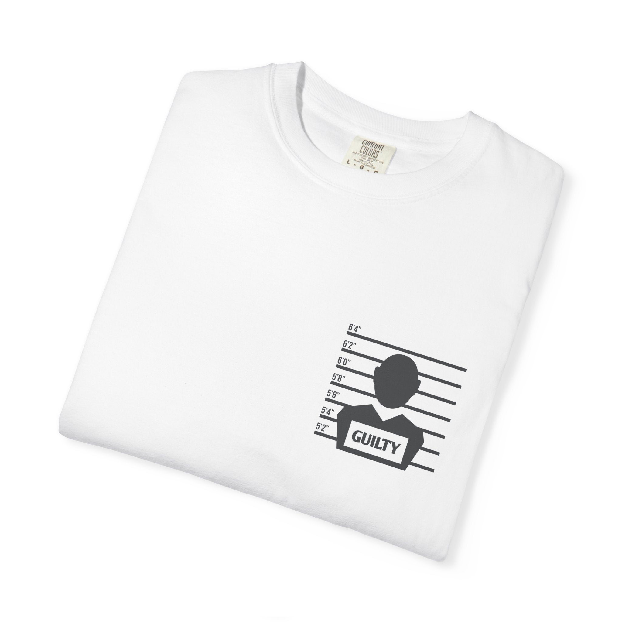 Mugshot Silhouette T-shirt | Distressed Portrait Tee