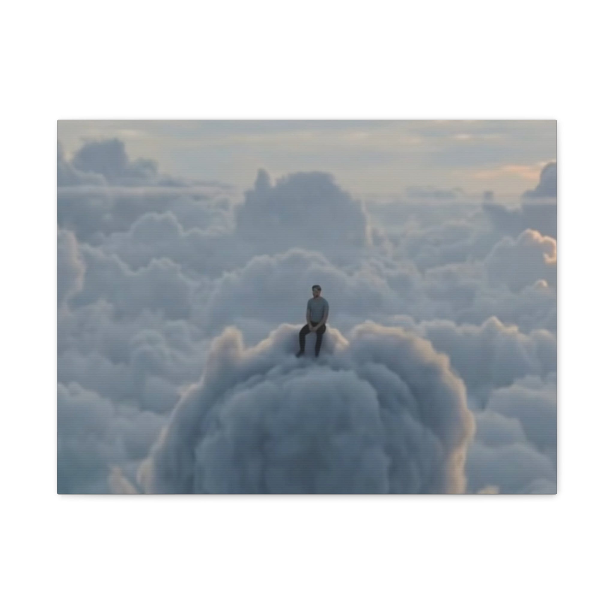 Canvas Silhouette on Cloud Matte