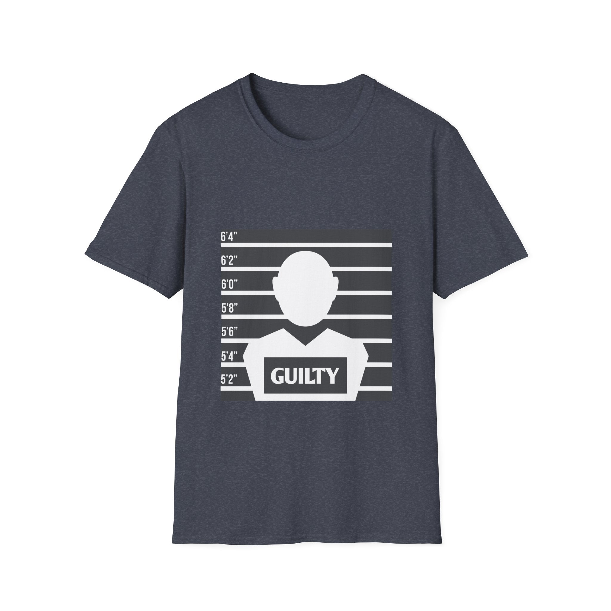 Mugshot Guilty Shirt T-Shirt | Criminal Lineup Graphic Tee