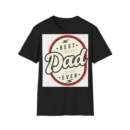 Best Dad Ever T-Shirt | Retro Badge Father Typography Tee