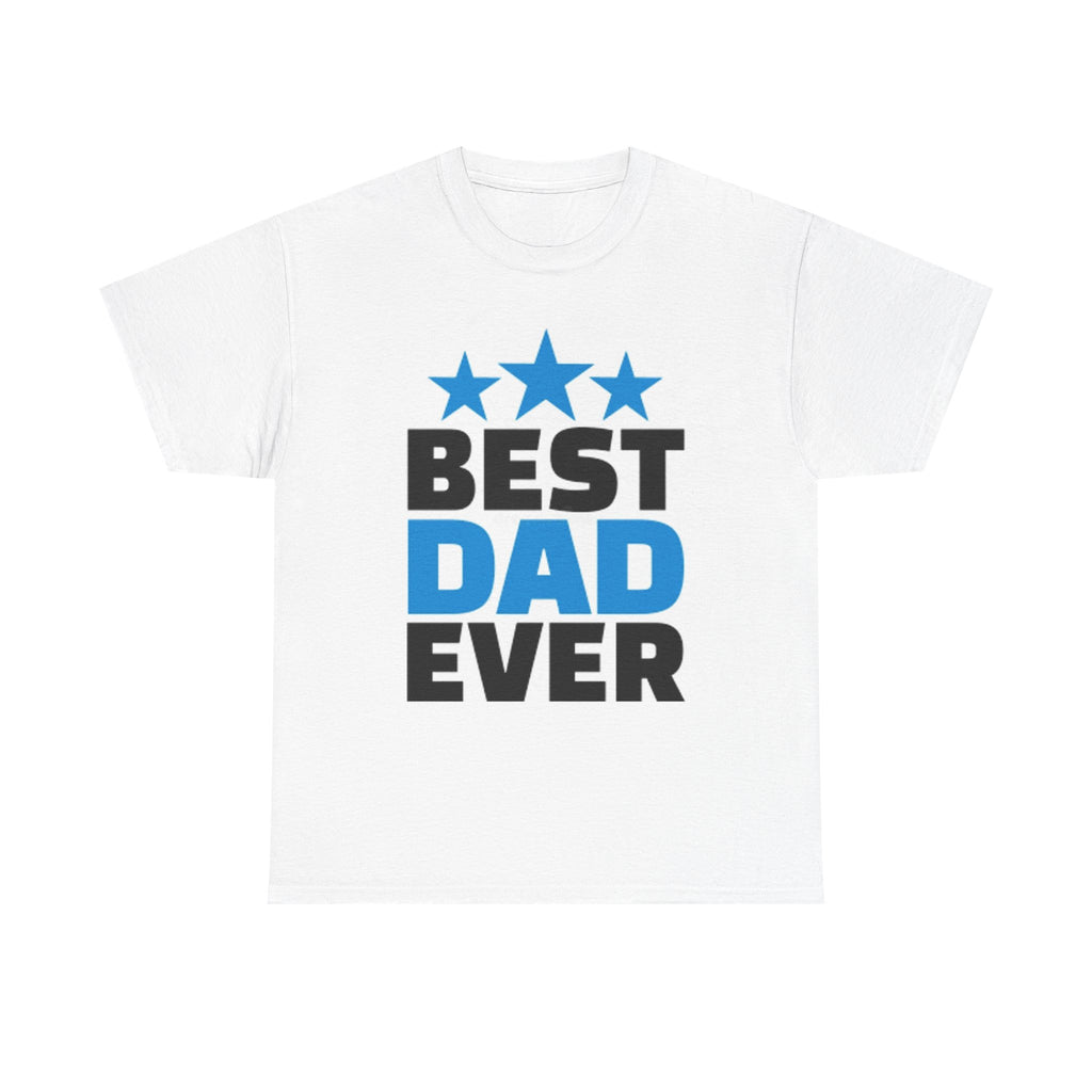 Best Dad Ever T-Shirt | Blue Stars Father's Day Tee