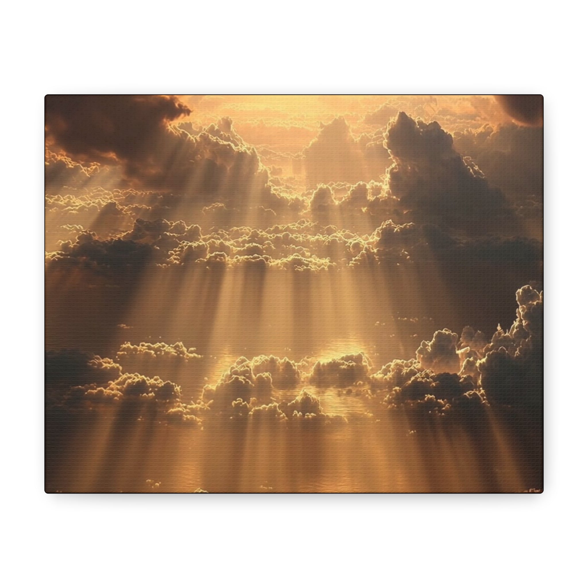 Canvas Sunlight Through Clouds Wall Art