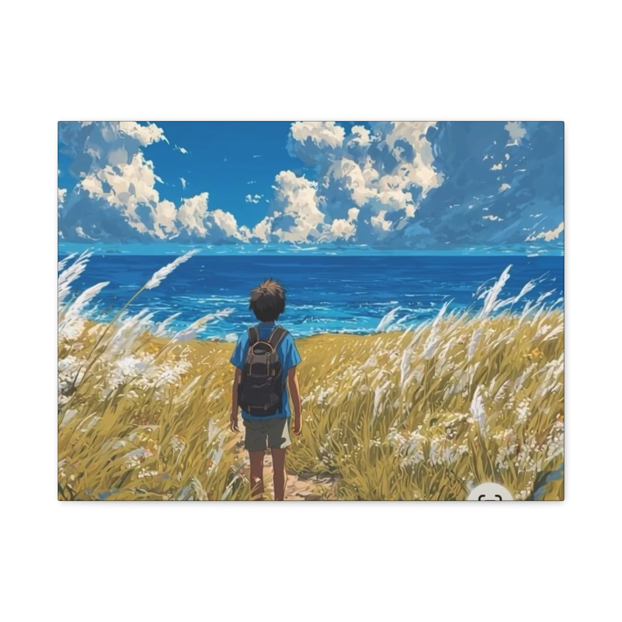 Coastal Journey Matte Canvas Wall Art