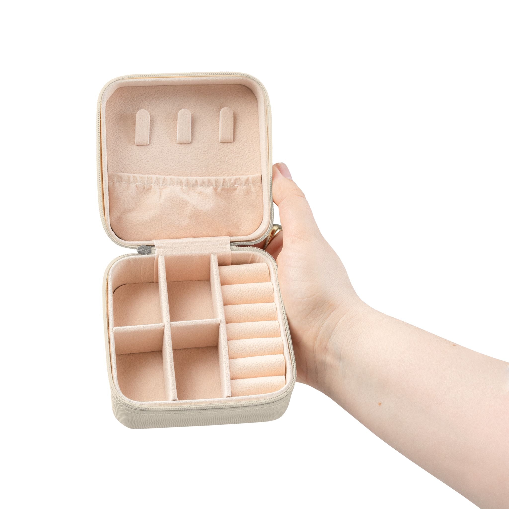Jewelry Travel Case I only have eyes for you   | Compact Pink Travel Jewelry Box