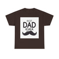 Best Dad Ever mustache T-Shirt | Father's Day, Dad typography tee