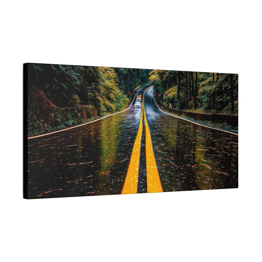 Canvas Sunrise Mountain Reflection Matte