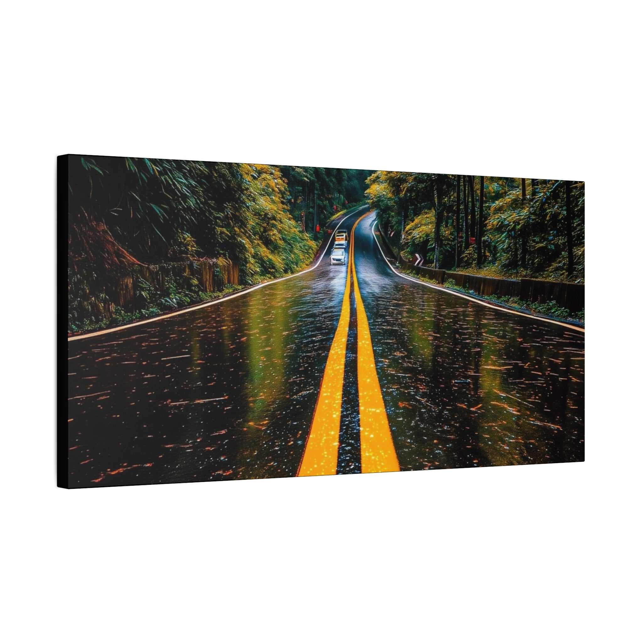 Canvas Sunrise Mountain Reflection Matte