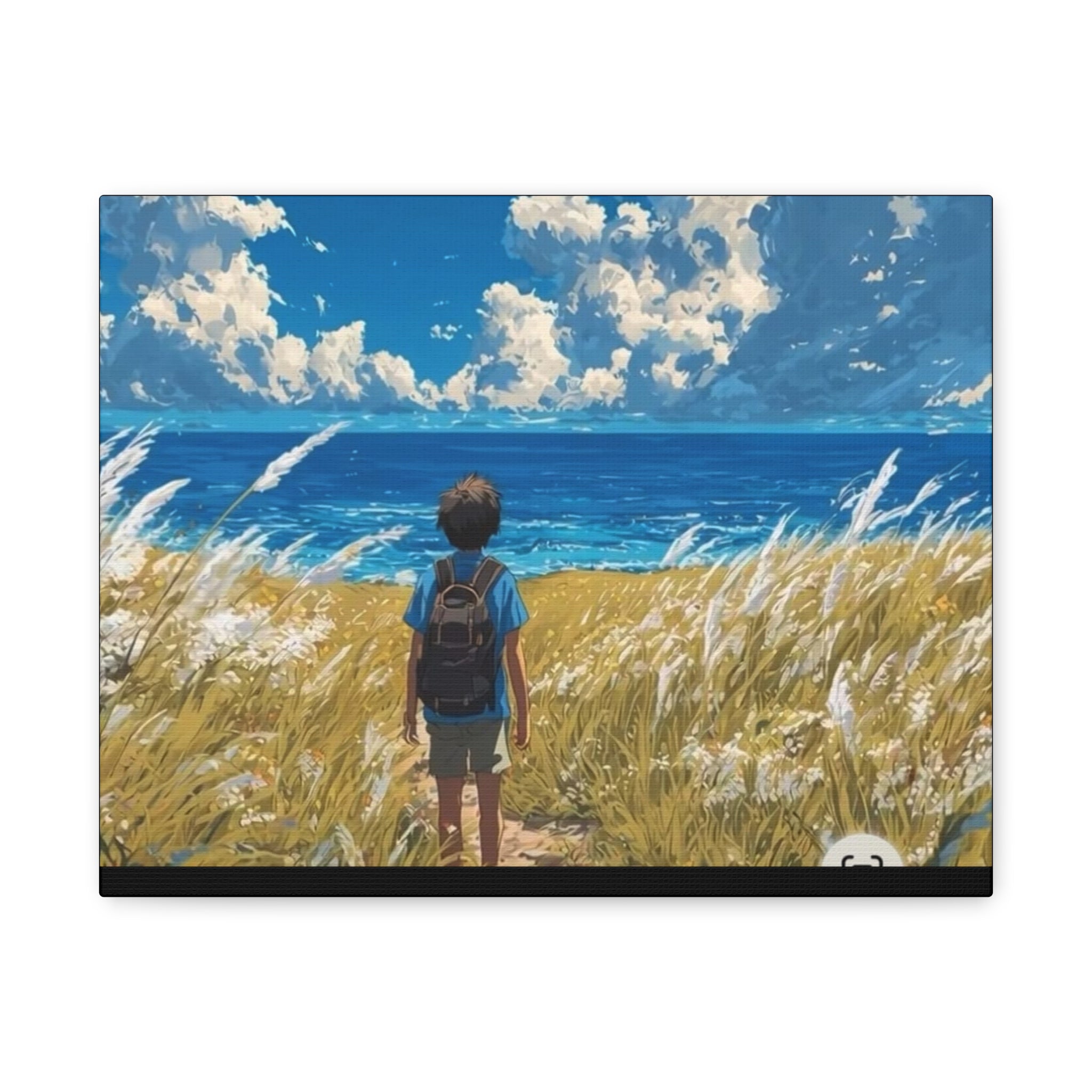 Coastal Journey Matte Canvas Wall Art