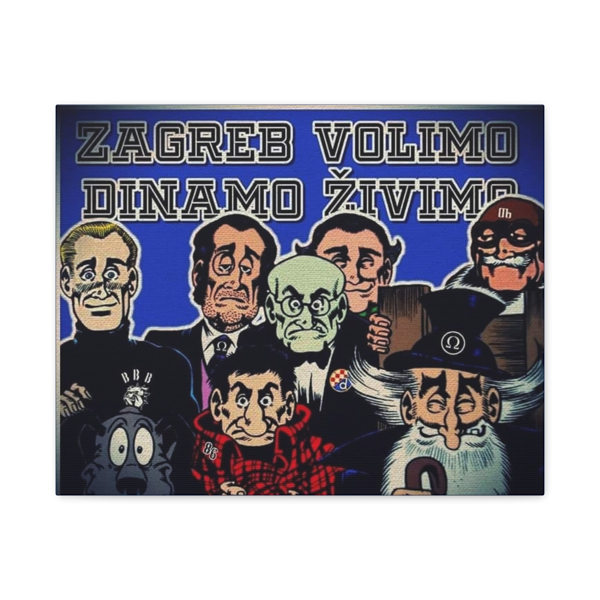 Canvas Zagreb Volimo Dinamo Zivimo