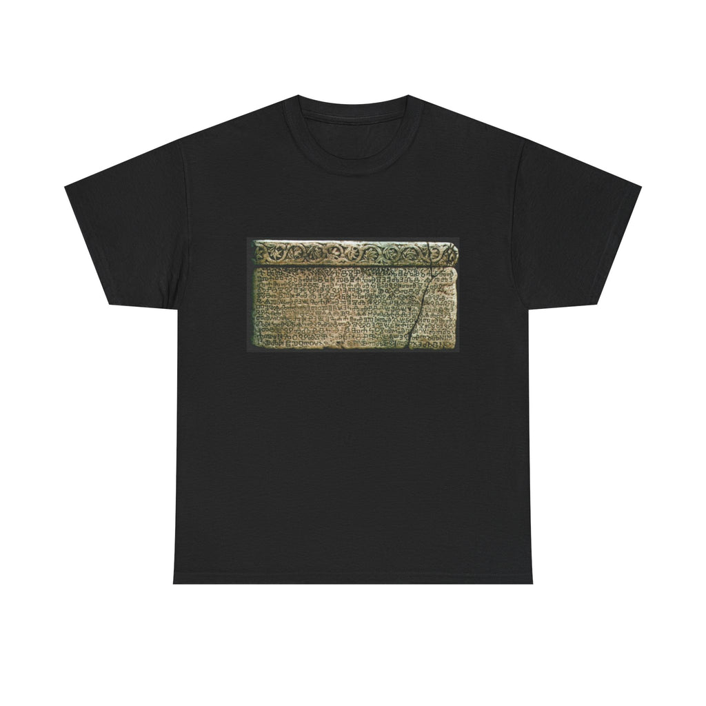 Croatian Honesty Symbol Ancient Tablet Illustration T-Shirt Glagolic