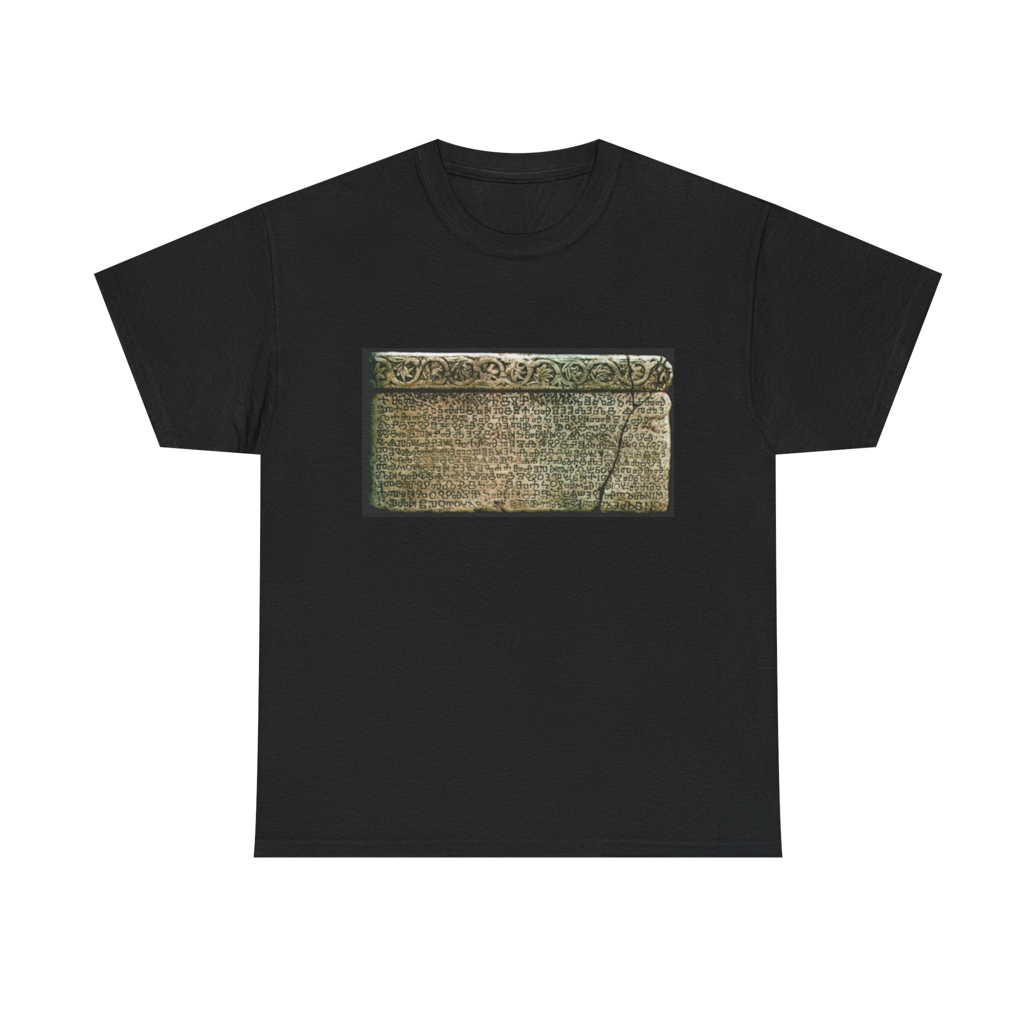 Croatian Honesty Symbol Ancient Tablet Illustration T-Shirt Glagolic