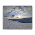Canvas Snowy Mountain Sunset Matte
