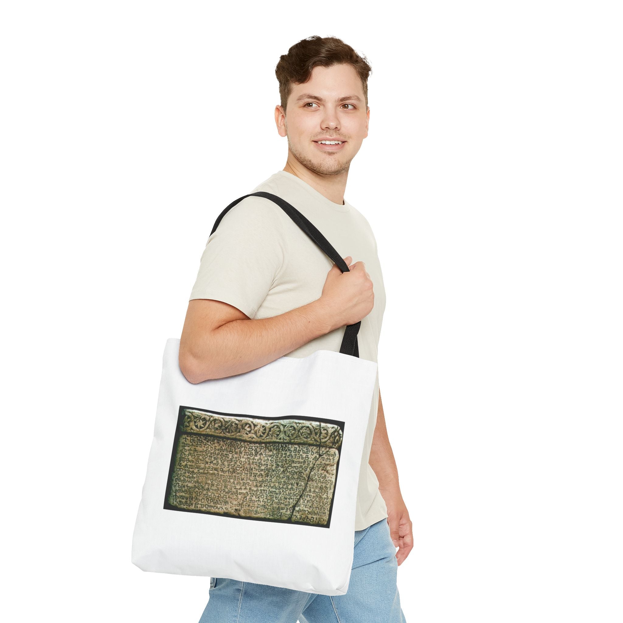 Ancient Stone Inscription Bag