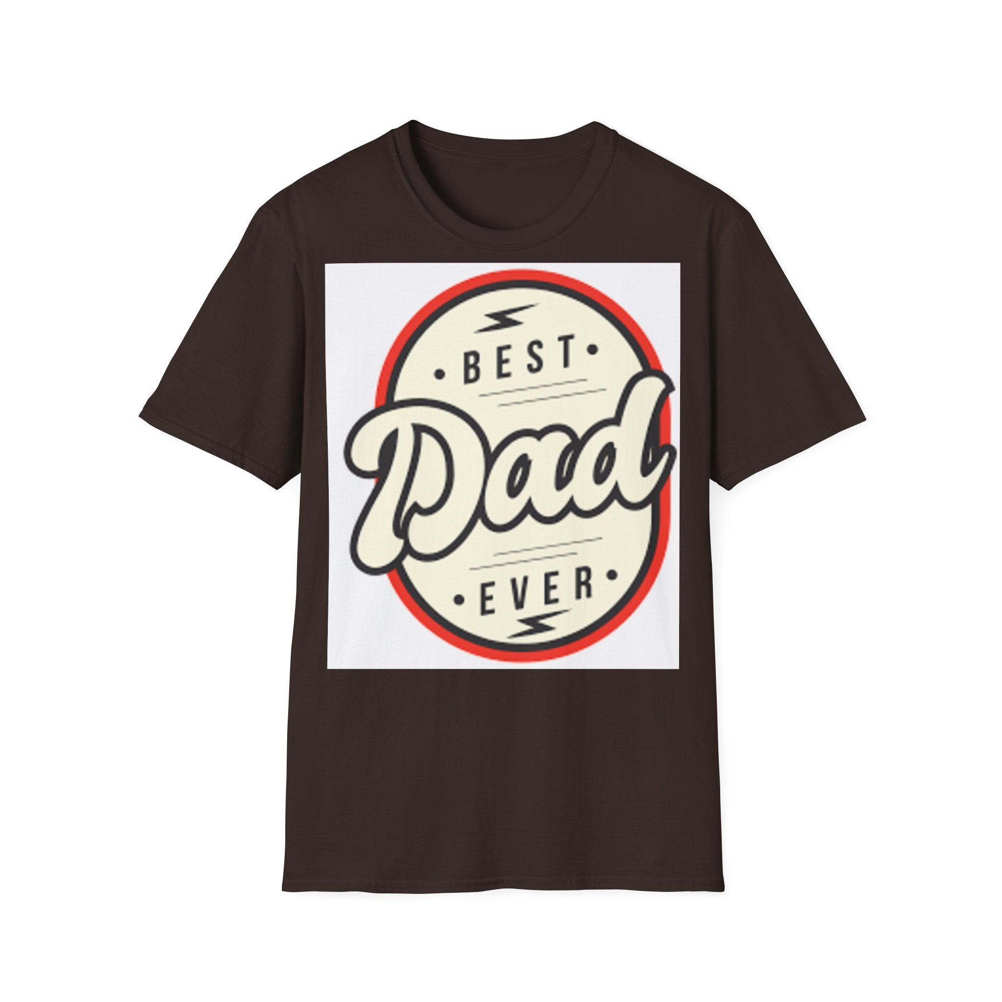 Best Dad Ever T-Shirt | Retro Badge Father Typography Tee
