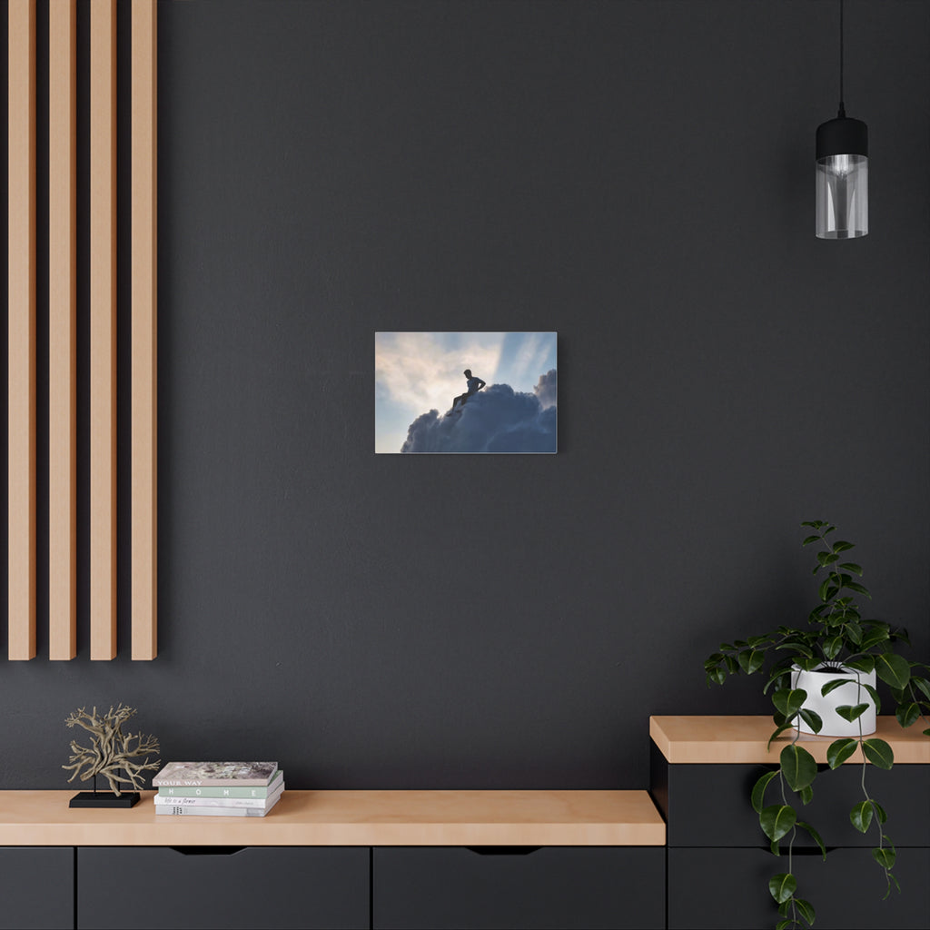 Canvas Silhouette on Cloud