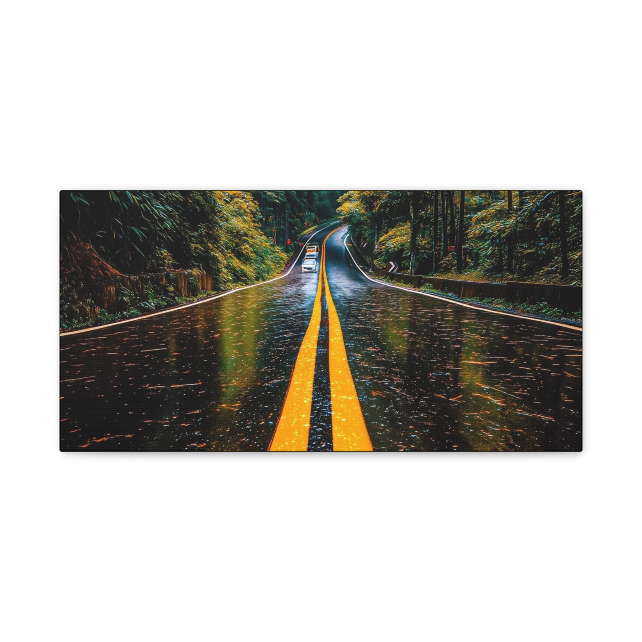 Canvas Sunrise Mountain Reflection Matte