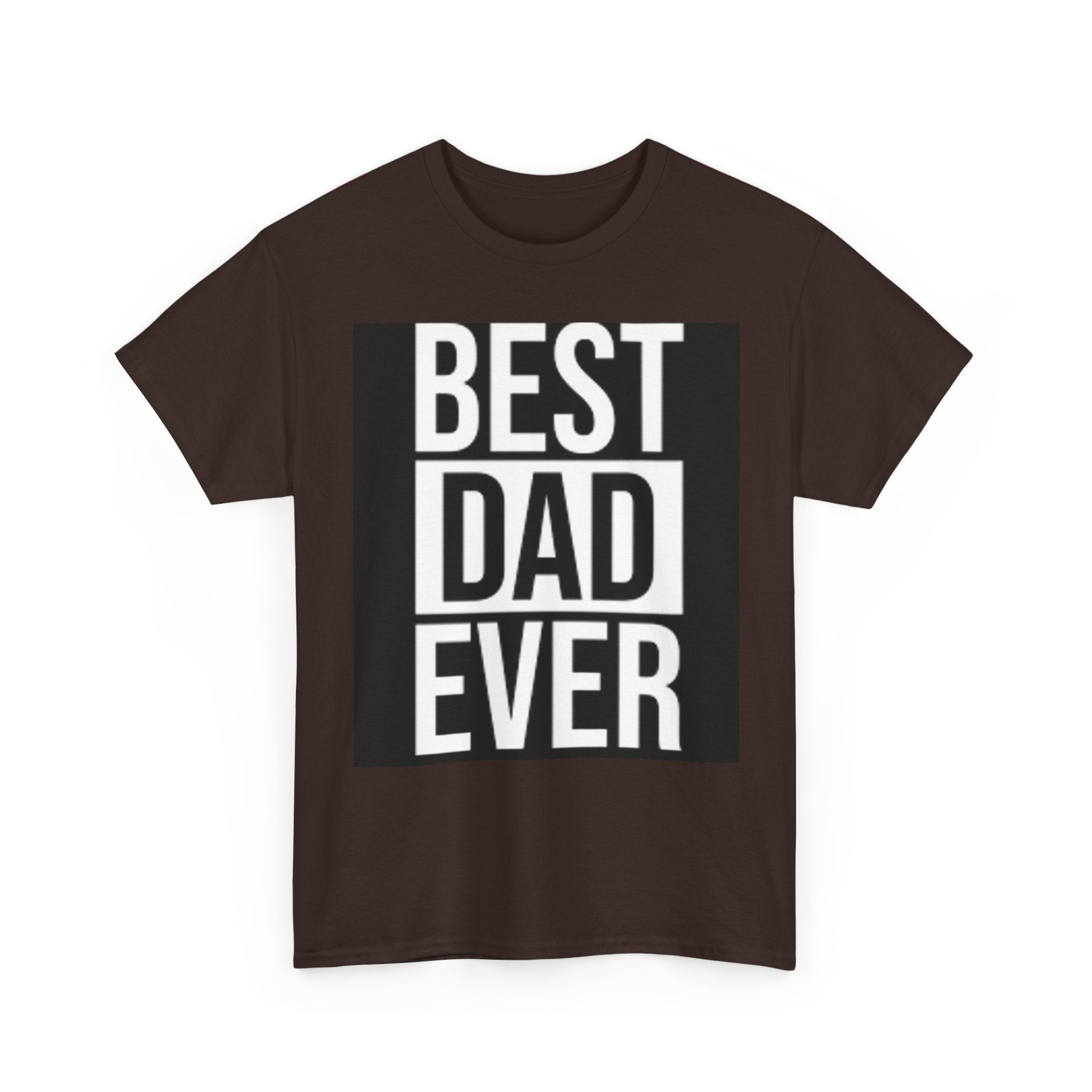 Best Dad Ever T-Shirt | Typography Dad Tee, Father's Day Shirt