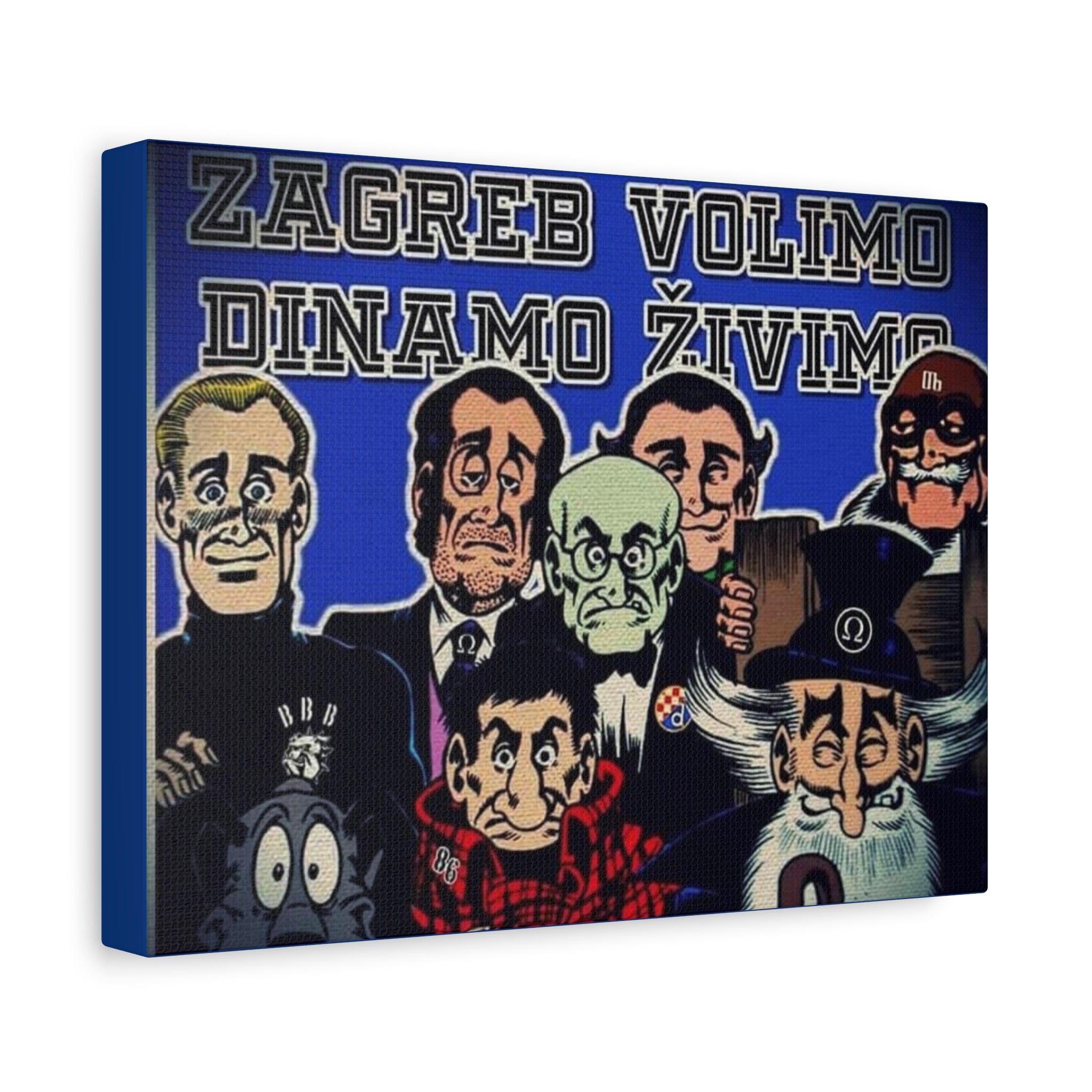 Canvas Zagreb Volimo Dinamo Zivimo