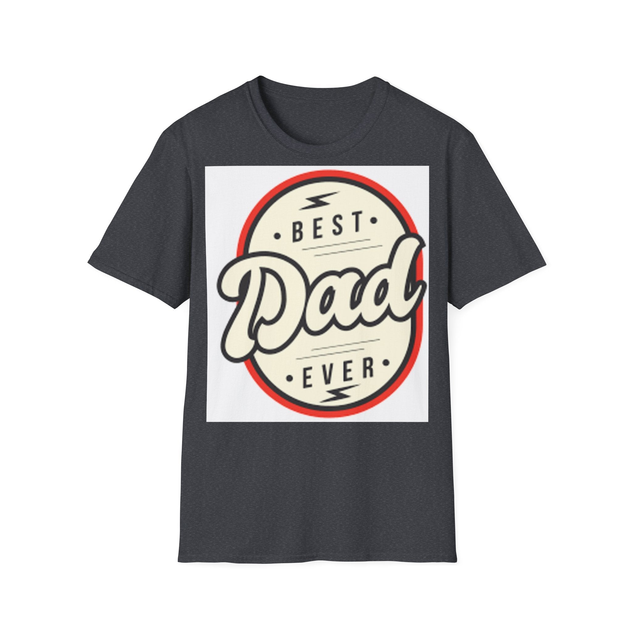 Best Dad Ever T-Shirt | Retro Badge Father Typography Tee