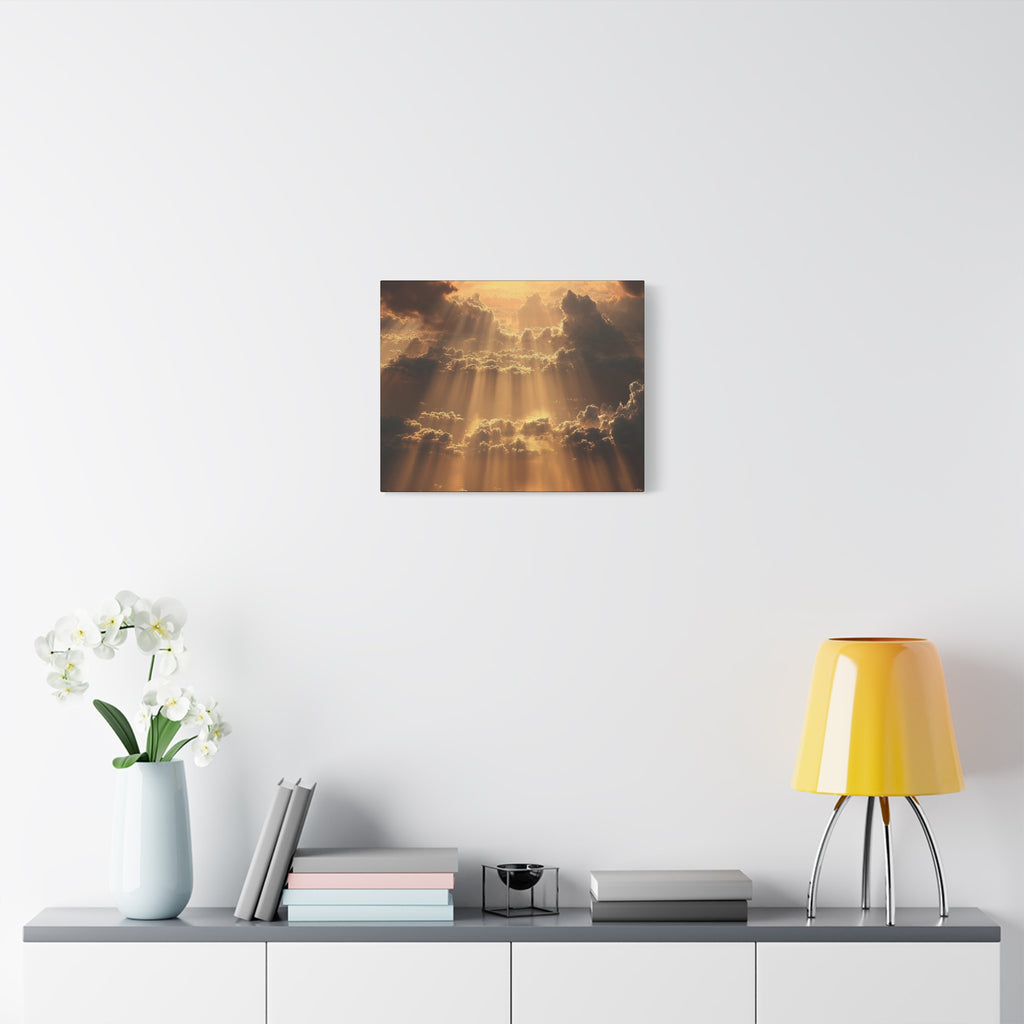 Canvas Sunlight Through Clouds Wall Art