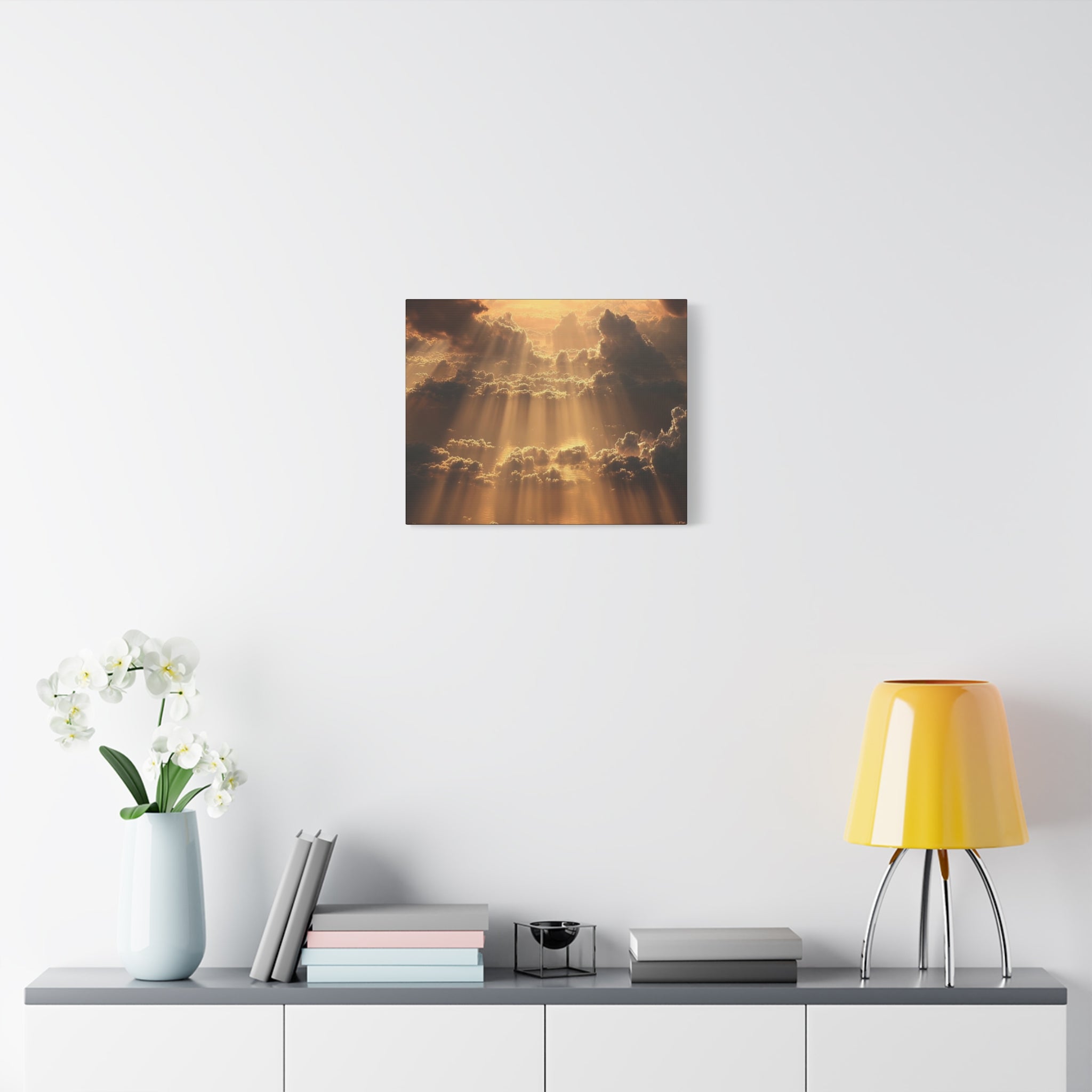 Canvas Sunlight Through Clouds Wall Art