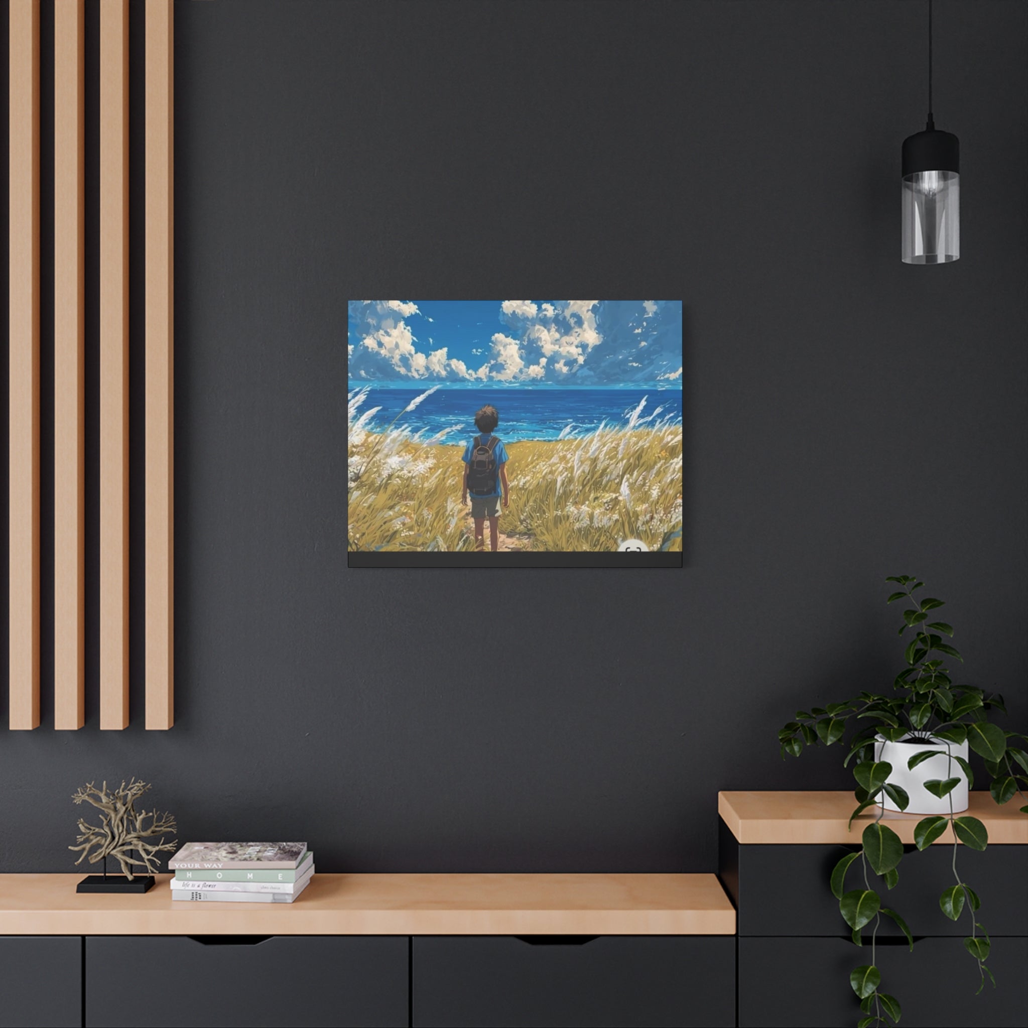 Coastal Journey Matte Canvas Wall Art