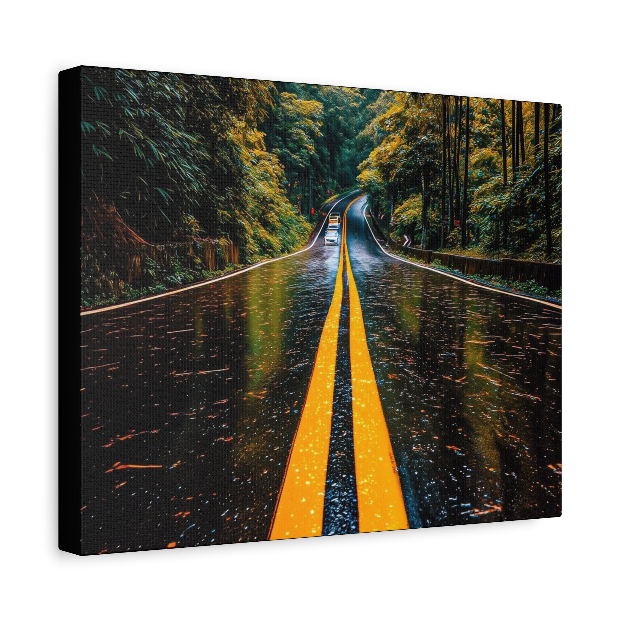 Canvas Sunrise Mountain Reflection Matte