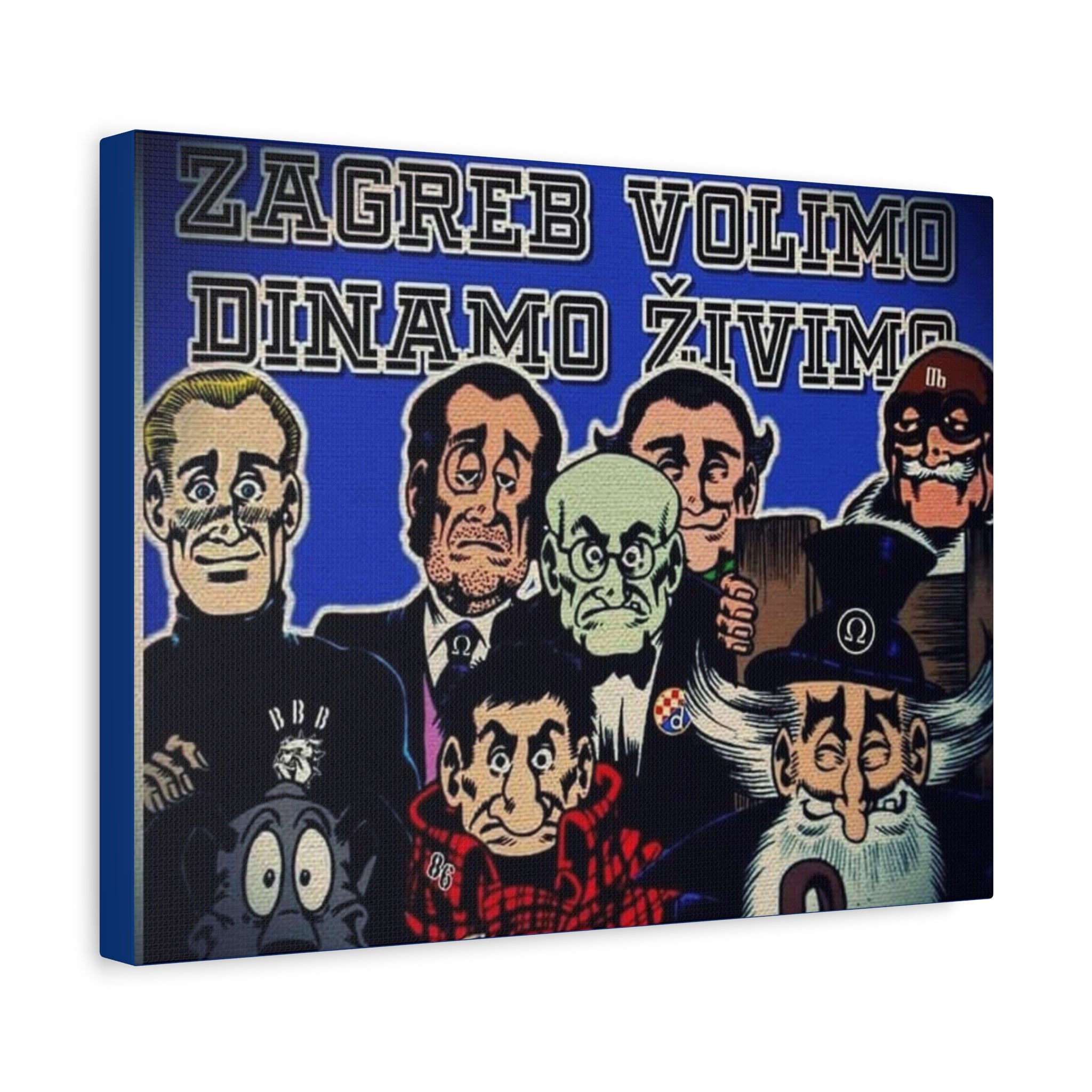 Canvas Zagreb Volimo Dinamo Zivimo