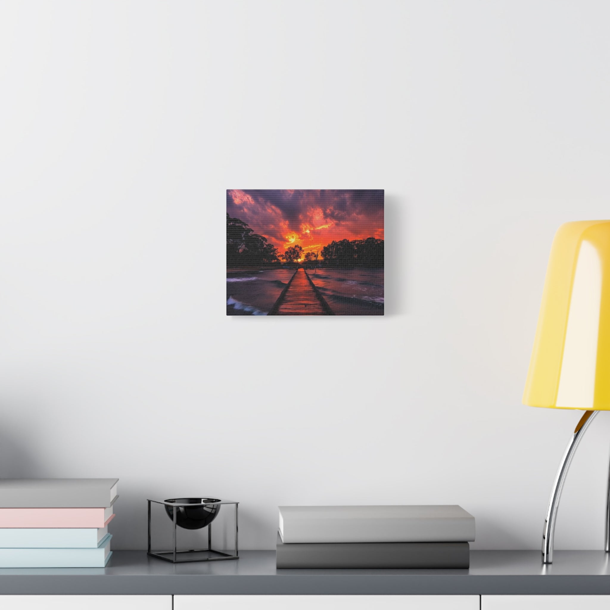 Sunset Pier Canvas