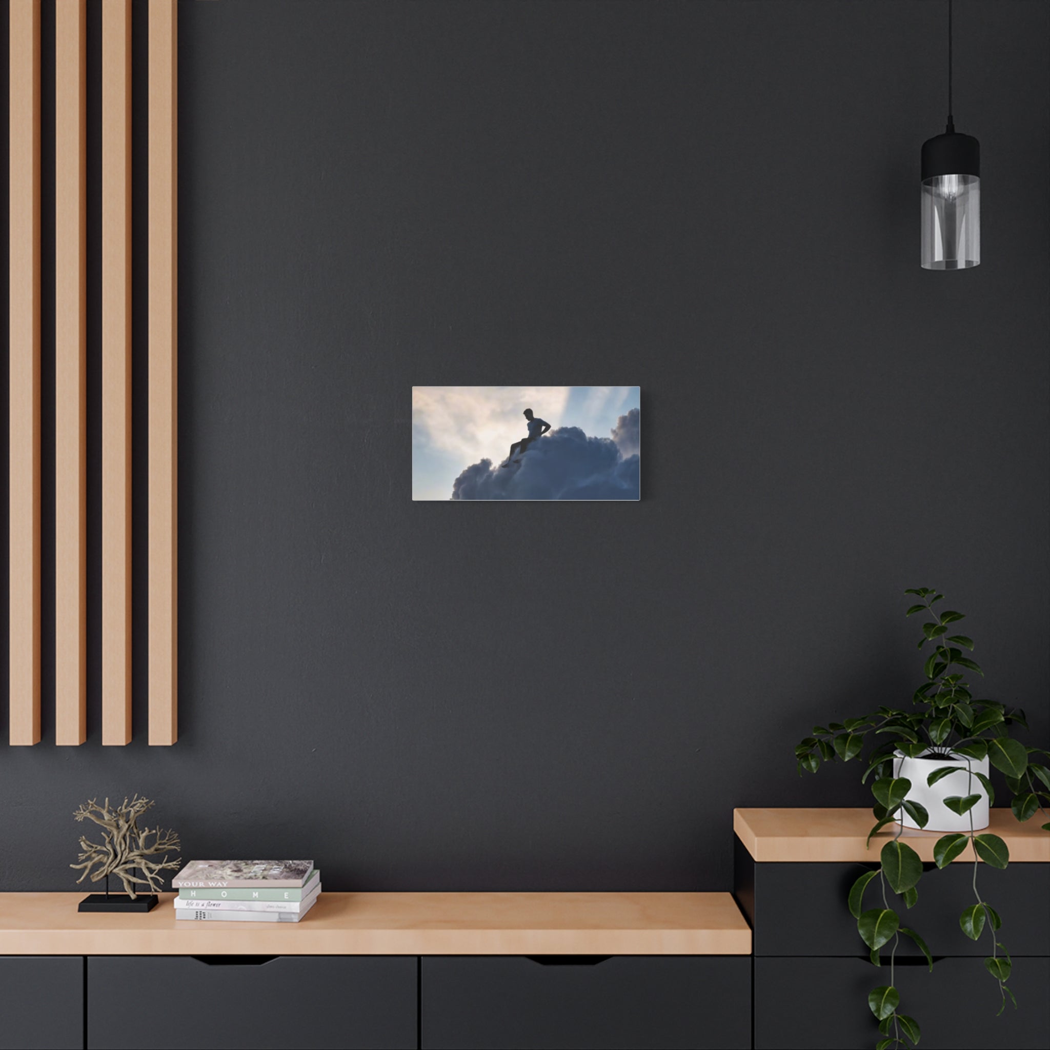 Canvas Silhouette on Cloud
