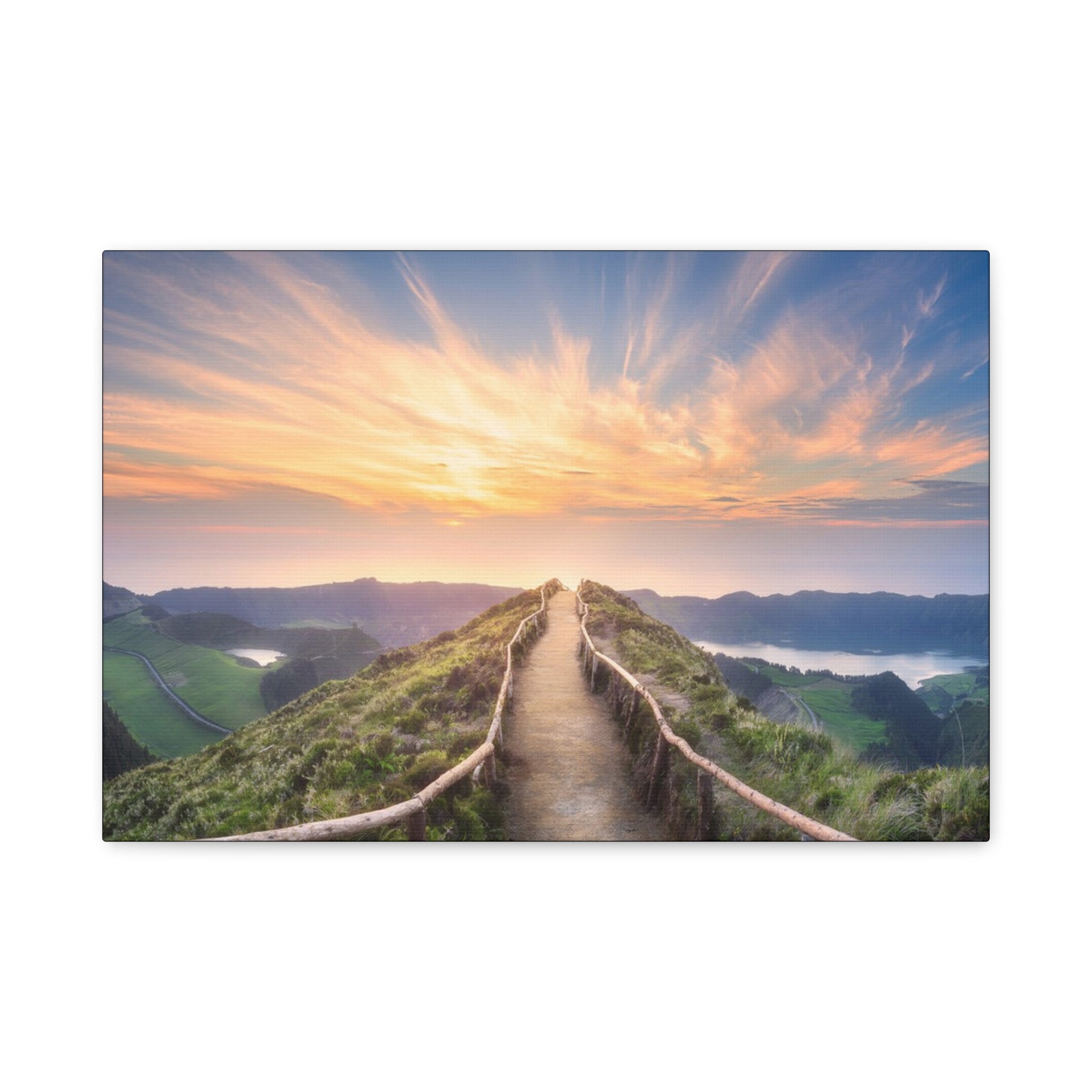 Canvas Sunrise Ridge Path