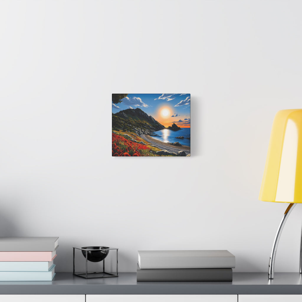 Sunset Coastal Canvas Print