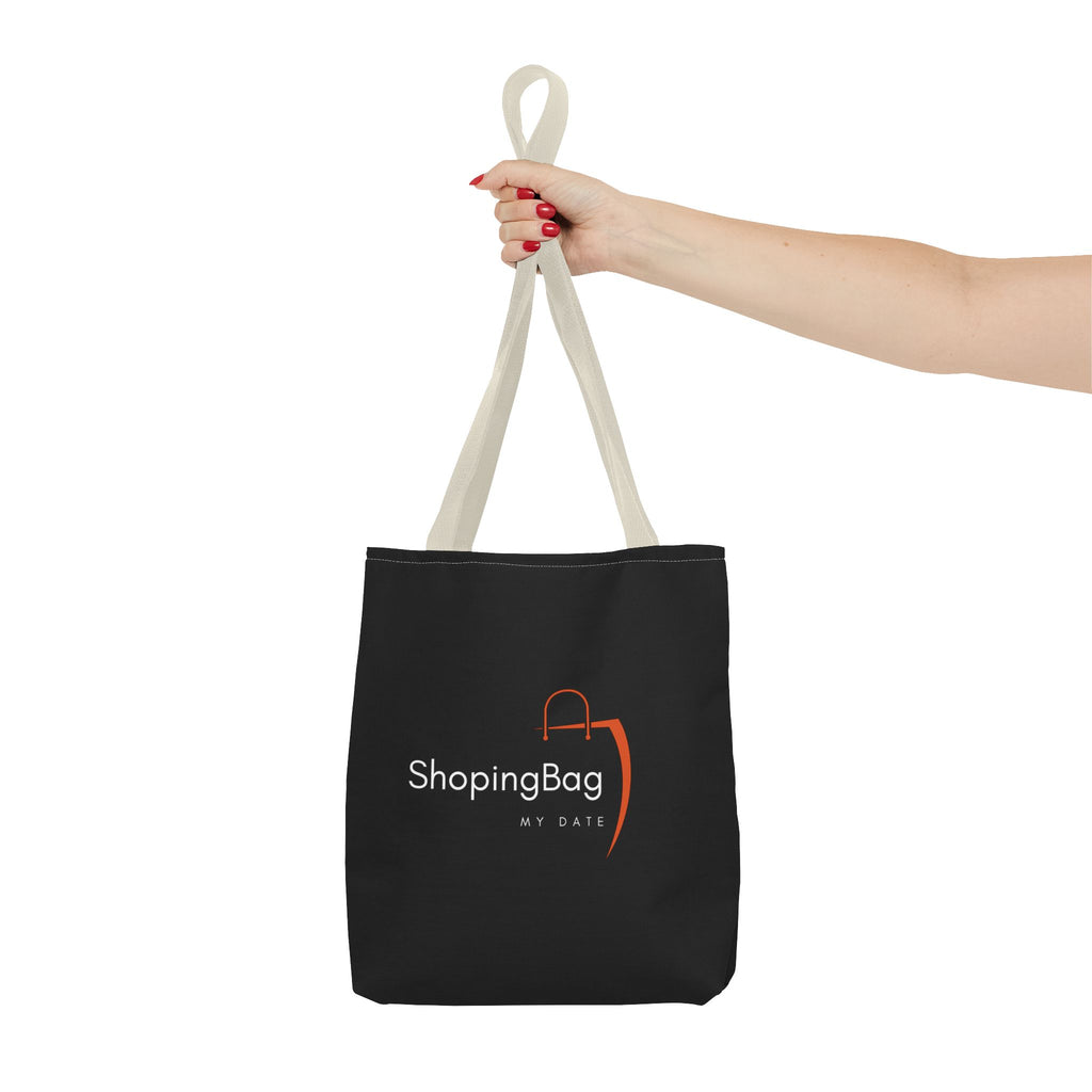 ShoppingBag logo tote bag | Black printed tote
