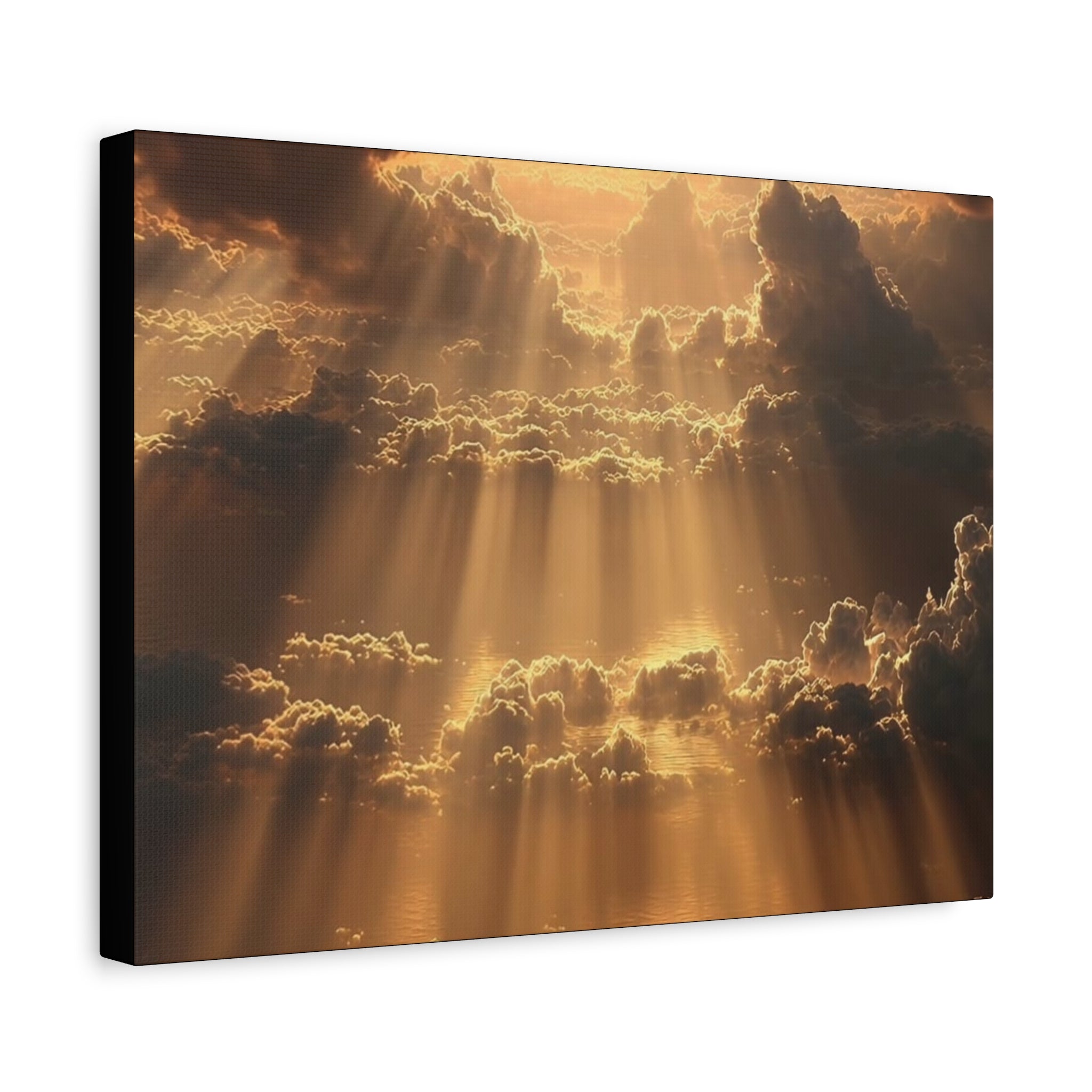 Canvas Sunlight Through Clouds Wall Art