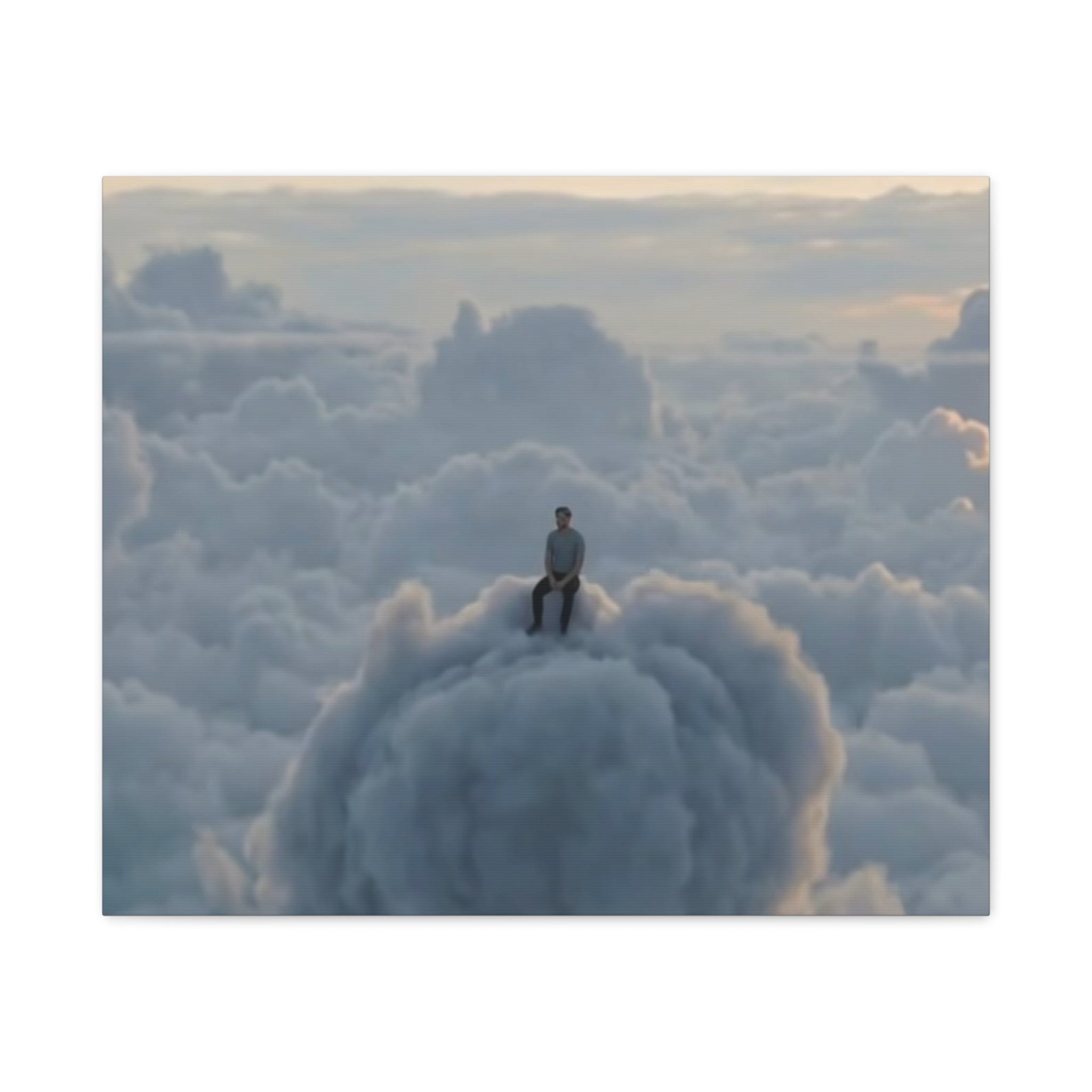 Canvas Silhouette on Cloud Matte