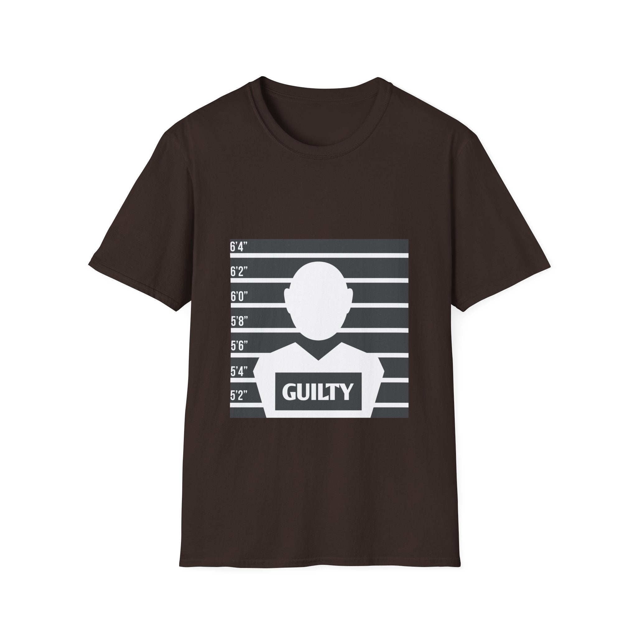 Mugshot Guilty Shirt T-Shirt | Criminal Lineup Graphic Tee