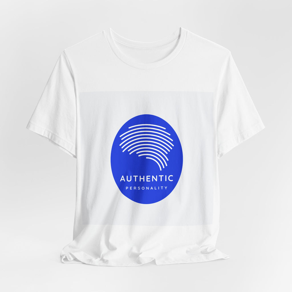 Authentic Personality Fingerprint Logo Tee | Identity Graphic Shirt