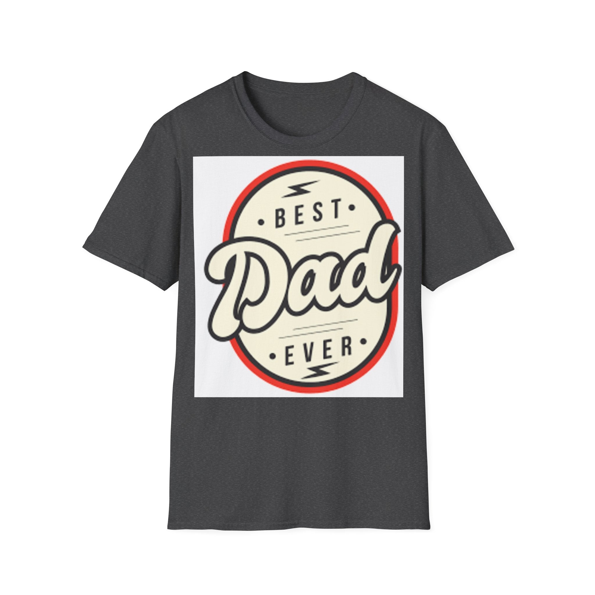 Best Dad Ever T-Shirt | Retro Badge Father Typography Tee
