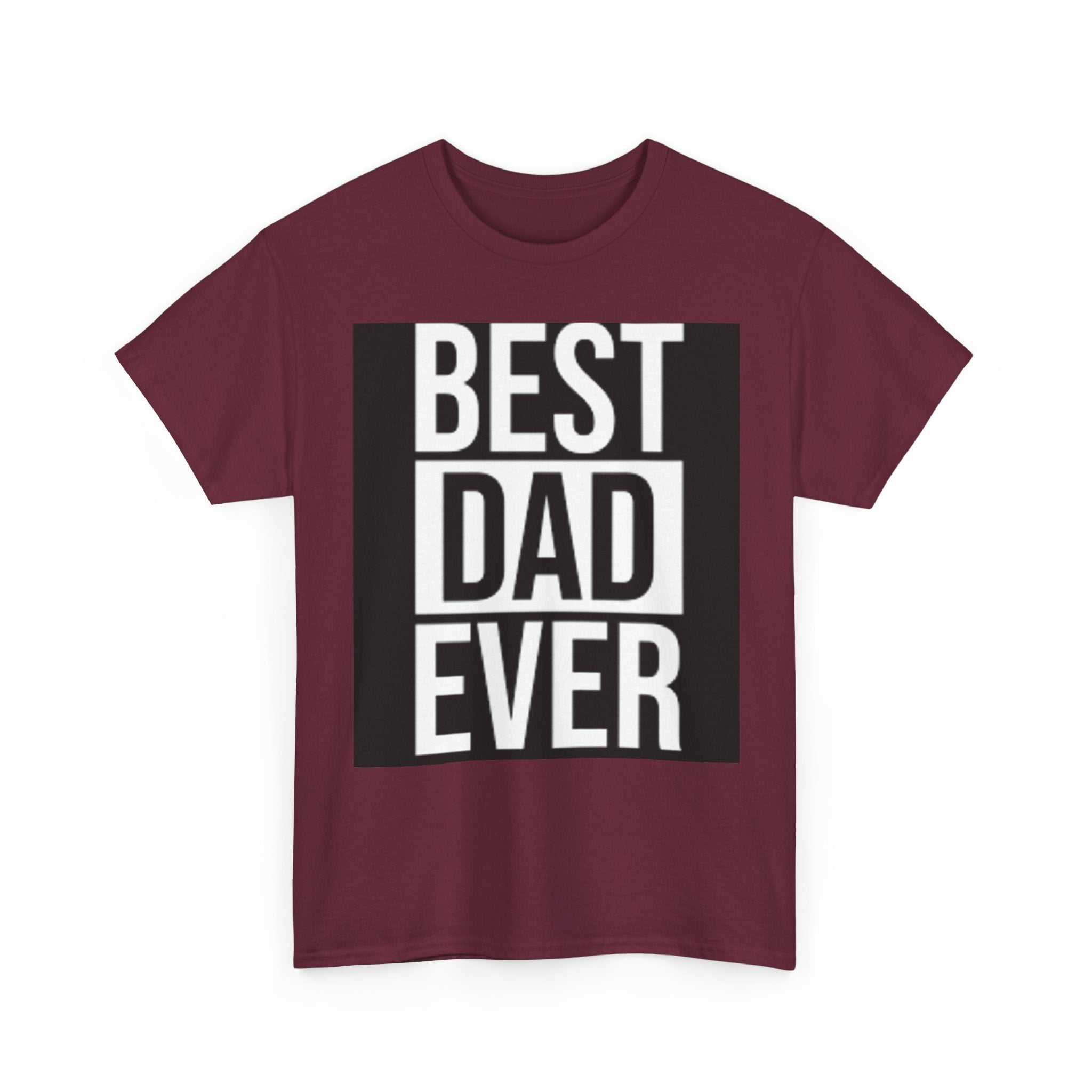 Best Dad Ever T-Shirt | Typography Dad Tee, Father's Day Shirt