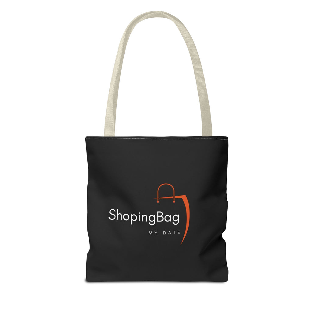 ShoppingBag logo tote bag | Black printed tote