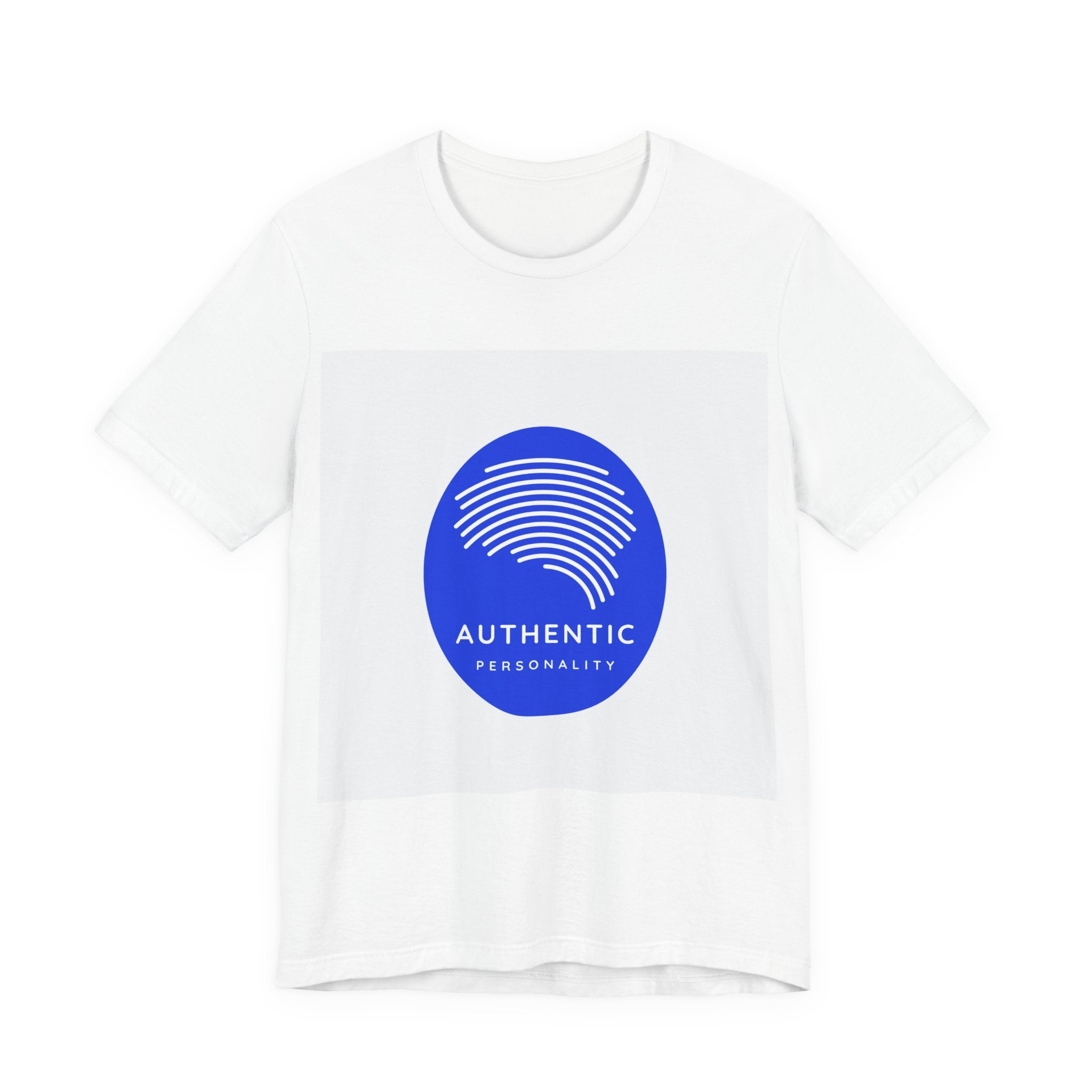 Authentic Personality Fingerprint Logo Tee | Identity Graphic Shirt