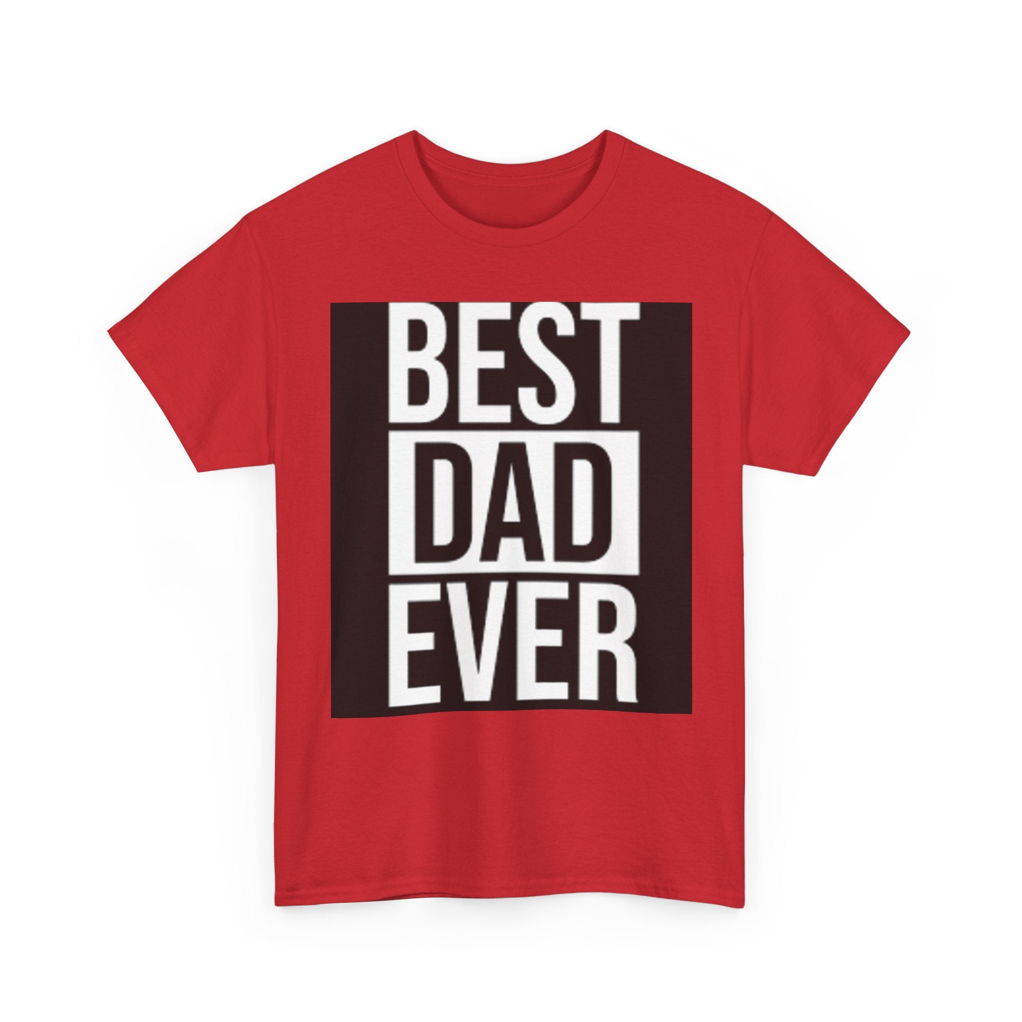 Best Dad Ever T-Shirt | Typography Dad Tee, Father's Day Shirt